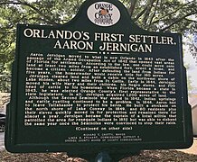 Orange County Historical Marker to Orlando's First Settler, Aaron Jernigan.jpg