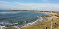 Guidel-Plage : vue d'ensemble du littoral atlantique.