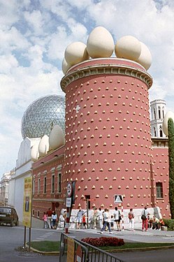 Entrance of Dalí-museum (Figueres, Spain).