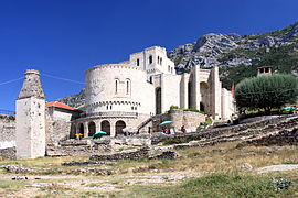 Skanderbeg Museum in Krujë, Albania. Exterior.