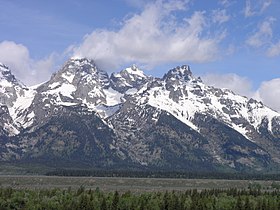 Teton Range from Glacier View turnout