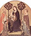 Madonna, Nikolaus von Bari, Katharina von Alexandrien, Stifter