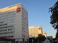 Three Ibis hotels in central Dresden