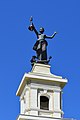 Top of Tower with Statue above Museum