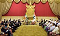 Presidential Palace, during the meeting between President of Myanmar U. Htin Kyaw and Prime Minister of India Narendra Modi