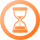 Hourglass icon (orange).svg