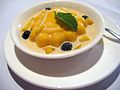 Mango pudding.