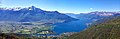 North of Lago di Como, Sorico, Domaso, river Adda, River Mera Monte Legnone, foto