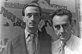 Salvador Dalí and Man Ray, 1934, Paris