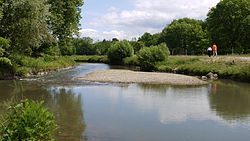 Confluence du Mort et de l'Orge à Villiers sur Orge(Ile de France)