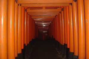 The torii at Fushimi Inari Jinja