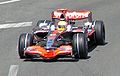 Hamilton at the 2008 Monaco GP