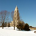 George Washington Masonic National Memorial on a snowy day