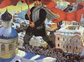 Bolshevik by Boris Kustodiyev, 1920