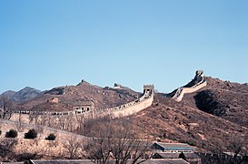 A view of the Great Wall in fall, 1979