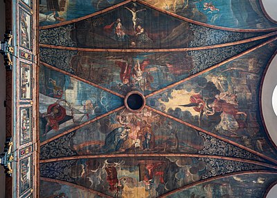 Ceiling of Trinity Church - Left