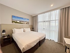 Room at Travelodge Hotel Sydney Airport, 2022, 01.jpg