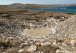 Ancient Greek theatre in Delos