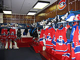Montreal Canadiens dressing room (from the Montreal Forum)