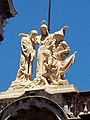 Grupo escultórico de San Francisco, Cristobal Colón, Dante Alighieri y Giotto en Buenos Aires