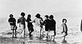 Refugee children in Marathon (Greece), 1915 or 1916.