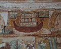 Les fresques de l'église abbatiale, l'Arche de Noé 1