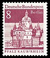 German stamp from 1966, series II of Deutsche Bauwerke aus zwölf Jahrhunderten