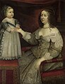 Anna of Austria with her son Louis XIV