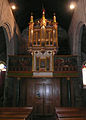 Le buffet d'orgues de l'église Saint-Guinal