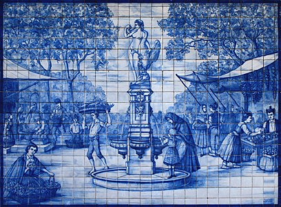 H. Zell Azulejo Mercado Municipal Funchal