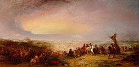 Thumbnail for File:George Jones (1786-1869) - The Battle of Waterloo, 1815, The Retreat of the French - 485066 - National Trust.jpg