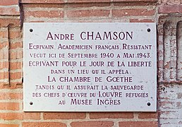 André Chamson Plaque commémorative à Montauban.jpg