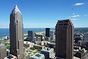 View from the observation deck of Terminal Tower