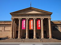 The entrance to the Art Gallery of New South Wales