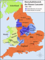 Lands of the House of Lancaster, 1362