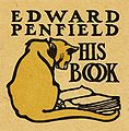 Bookplate of American painter and illustrator Edward Penfield (1866-1925)