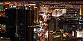 The Strip (view from the Stratosphere Tower at night)