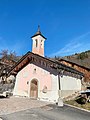 La chapelle Sainte-Anne et Saint-Sébastien de Méribel-Village en Savoie.