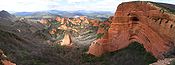 Las medulas, panoramic view