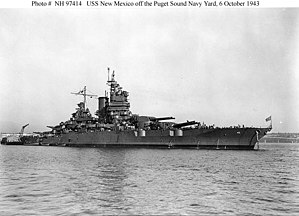 USS New Mexico battleship