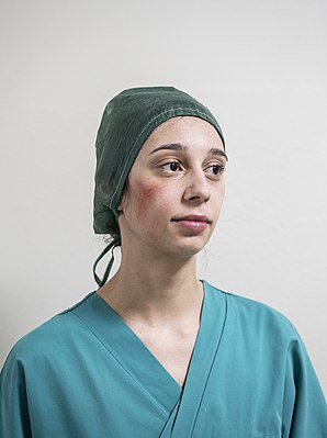 Portrait of Maria Trillini, nurse Intensive Care Unit