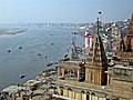 View of Ghats across the Ganges, Varanasi