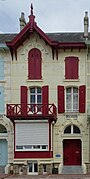 Villa Desonis (Wimereux), view from Rue des Anglais, (Pas-de-Calais)