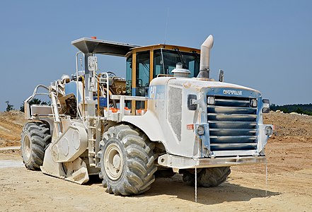 Poullignac Travaux LGV Caterpillar RM500 2013