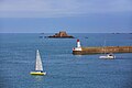 Saint-Malo, France. View to Petit Bé