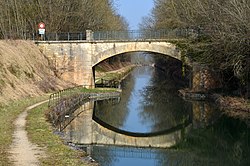 Canal de Bourgogne : Pont pres des forges de Buffon