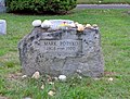 Mark Rothko's grave at East Marion Cemetery, East Marion, New York.