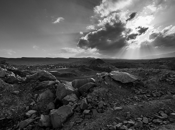 Quarry in Makhtesh Ramon