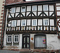 Deutsch: Das "Elf-Apostel-Haus". Ätestes Bürgerhaus der Stadt Tann (Rhön) vom Anfang des 16 . Jahrhunderts English: The "Elf-Apostel-Haus" (eleven apostle house). Is is the oldest townsman house from beginning of the 16. century in Tann (Rhön)