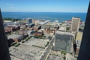 View from the observation deck of Terminal Tower